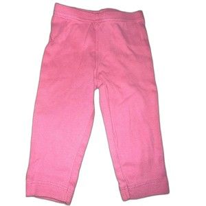 Carters Baby Girl Plain Pink Leggings